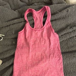 Lululemon Pink Razorback Tank Size 4
